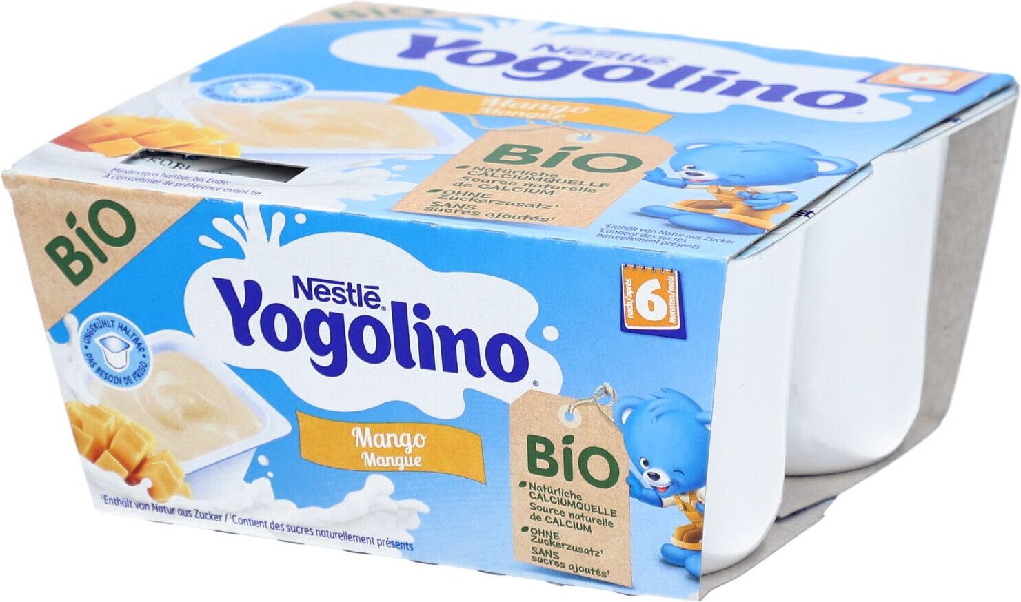 Nestle Yogolino Bio Mango Quark 6M 4 x 90 g Nicht relevant