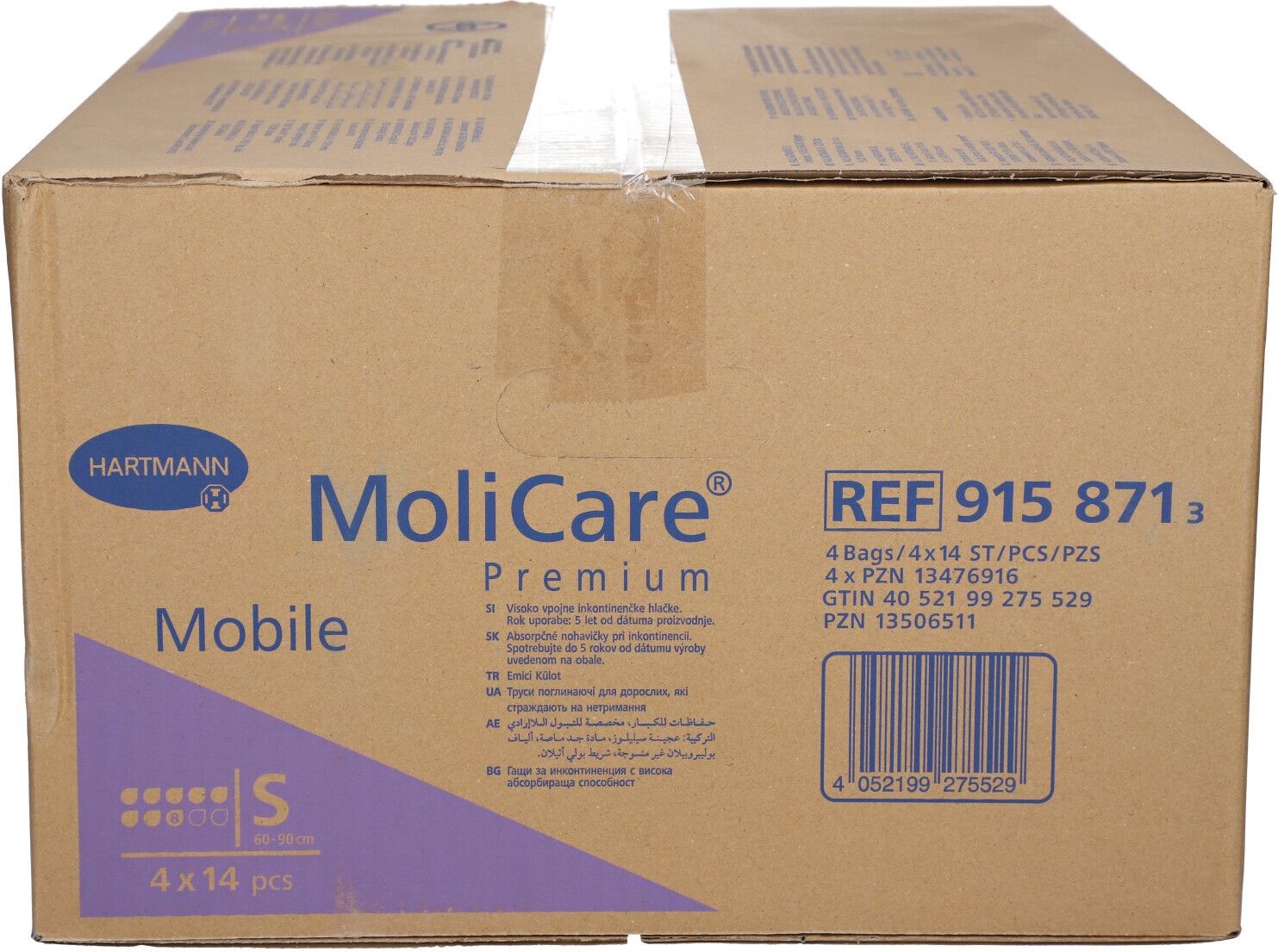 Molicare Premium Mobile 10 Tropfen Gr.L 4x14 St Windeln