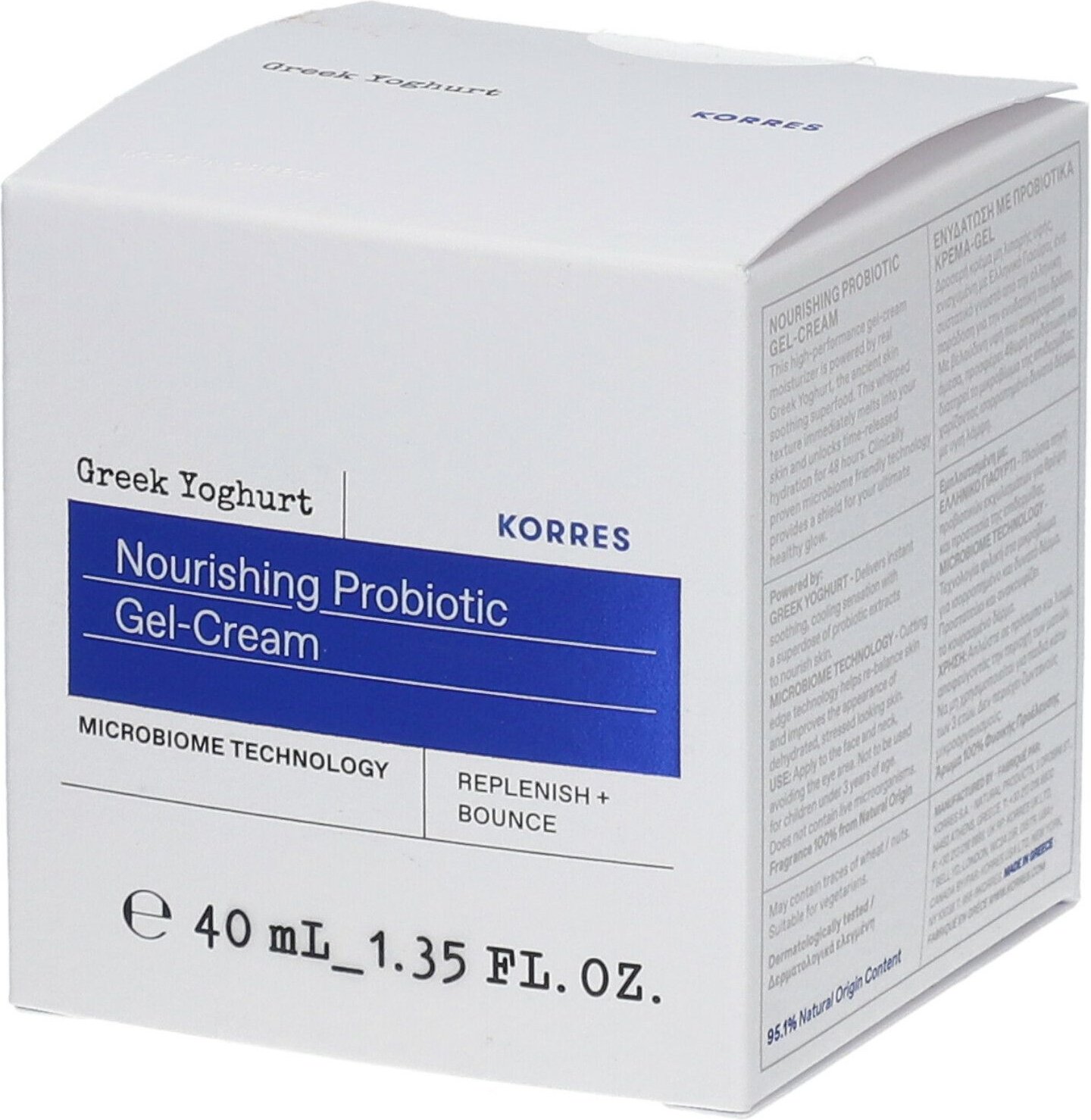 Korres Greek Yoghurt Nourishing Probiotic Gel-Cream 40 ml Creme