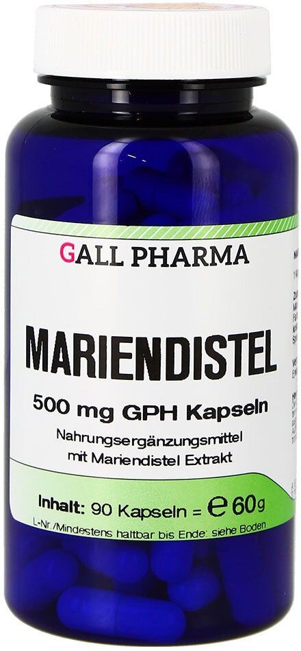 Mariendistel 500 mg vegan GPH Kapseln