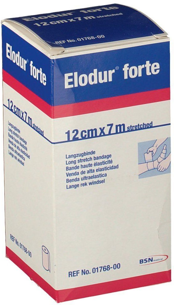 Elodur kräftig Kompr.Binde 12 cmx7 m 1 St Binden