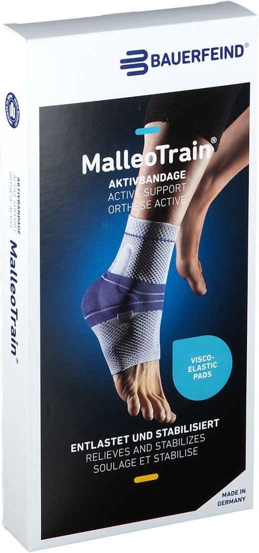 Malleotrain Sprunggelenkb.rechts Gr.4 schwarz 1 St Bandage(s)