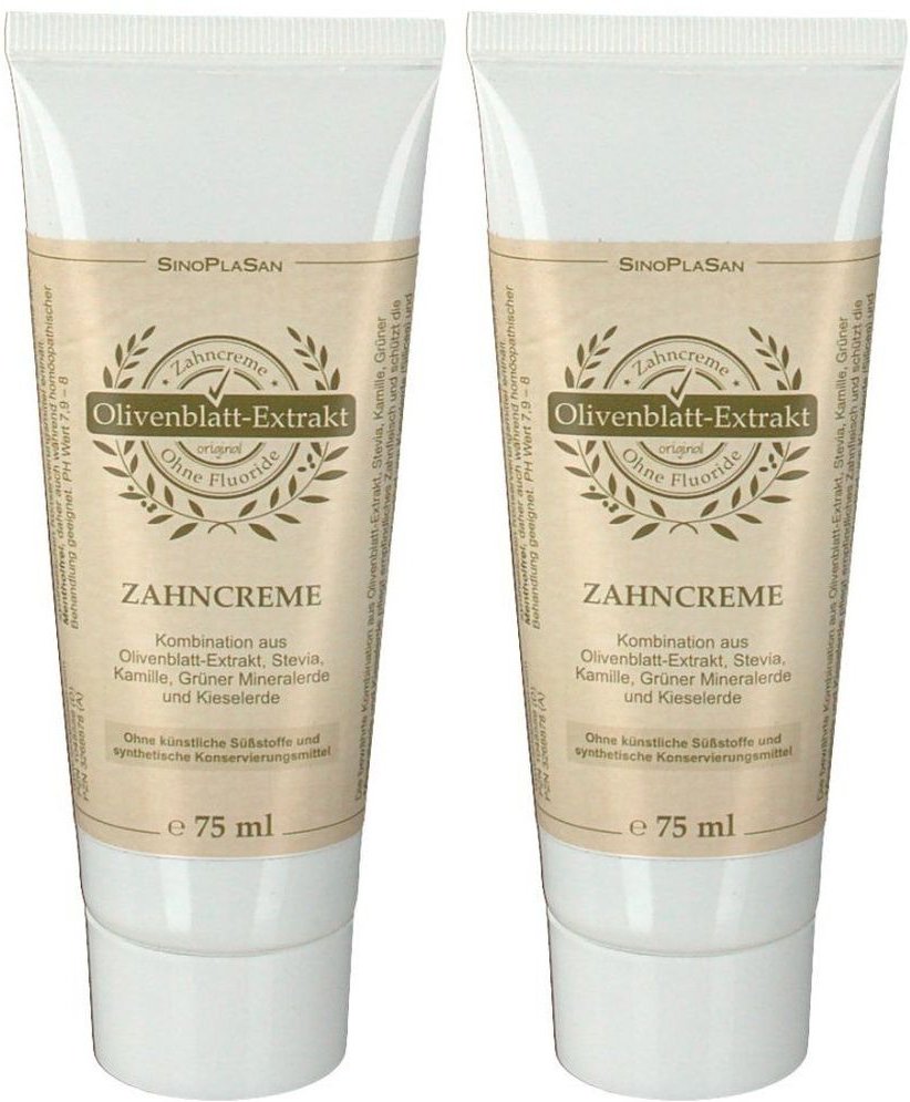Olivenblatt ExTRAKT Zahnpa x2 2x75 ml Zahnpasta