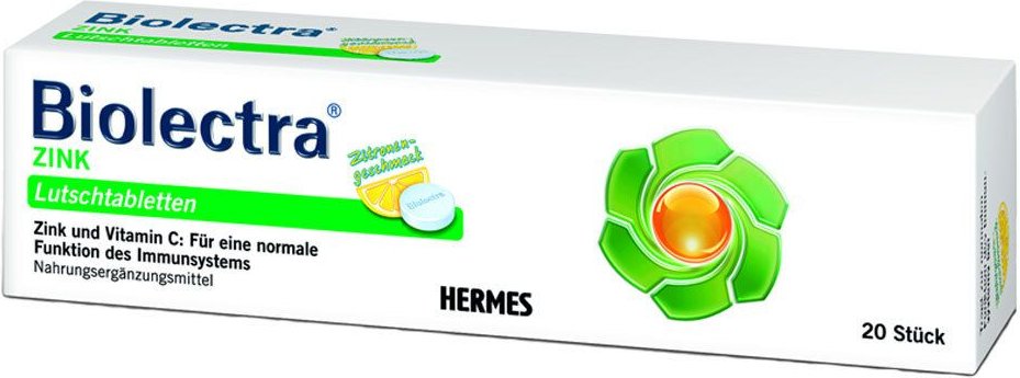 Biolectra Zink Lutschtabletten 20 St