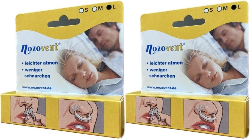 Nozovent large Nasenklammern 2x 2x2 St