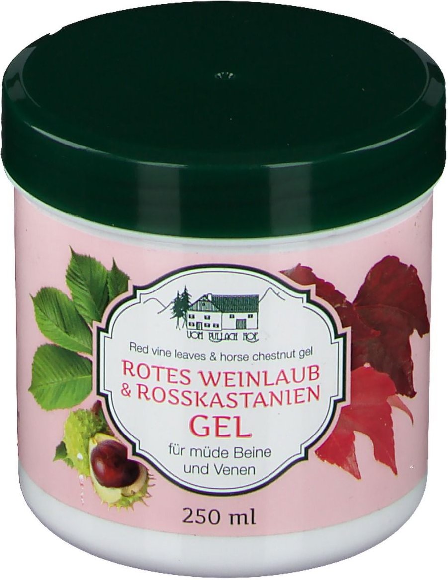 Rotes Weinlaub & Rosskastanien Gel Pullach Hof 250 ml Balsam