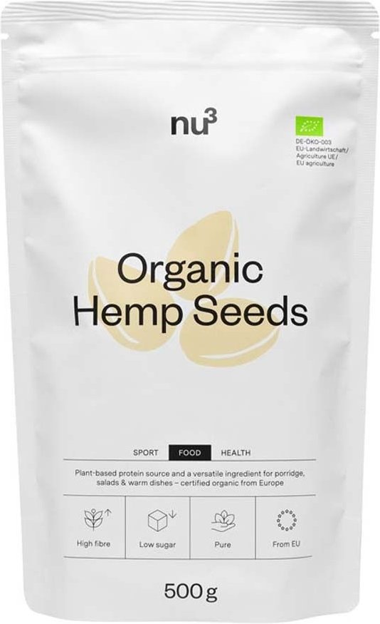 nu3 Bio Hanfsamen 500 g Kräuter