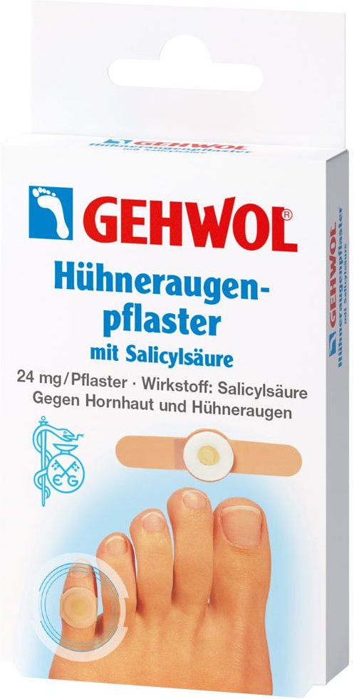 Gehwol Hühneraugenpflaster mit Salicylsäure 6 St Pflaster
