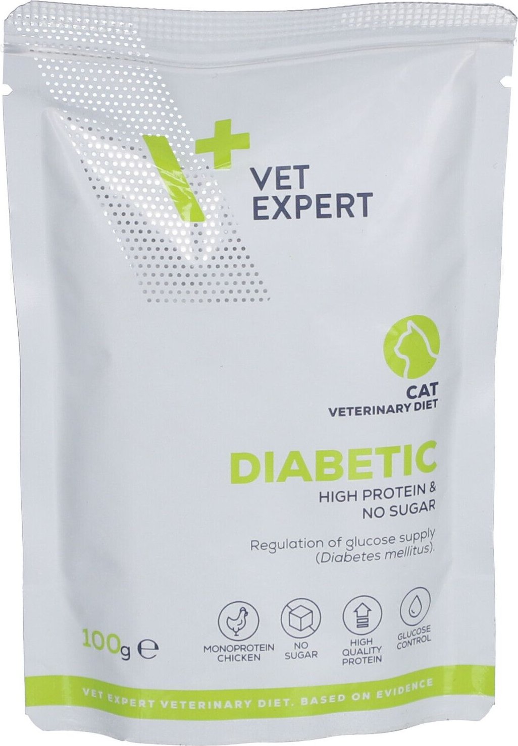 Vetexpert Diabetic CAT Pouch 100 g Futter