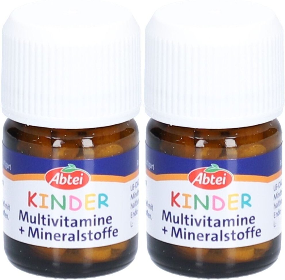 2x Abtei Kinder Multivit.+ Mineralst. 2x75 St Schmelztabletten