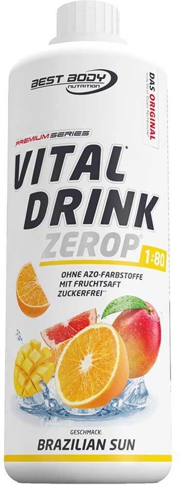 Thumbnail - Best Body Nutrition Low Carb Vital Drink, Brazilian Sun 1000 ml Flüssigkeit