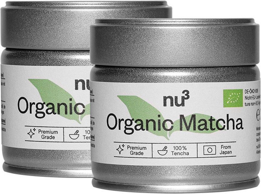 nu3 Bio Matcha Tee, Pulver 2x30 g