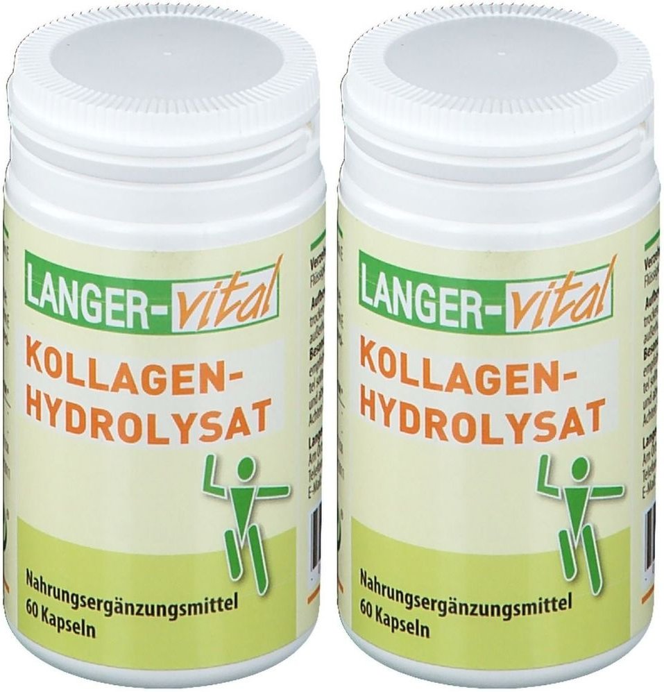 Kollagen Hydrolysat 400 mg pro Tag Kapseln 2x 2x60 St