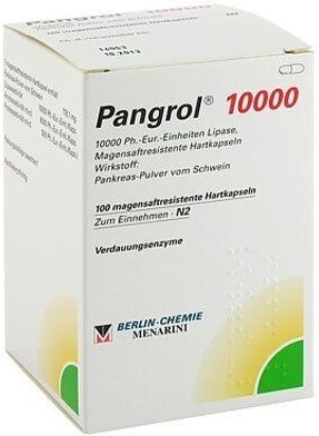 Pangrol 10.000 Hartkps.m.magensaftr.überz.Pell. 100 St Hartkapseln mit magensaftresistent überz. Pellets