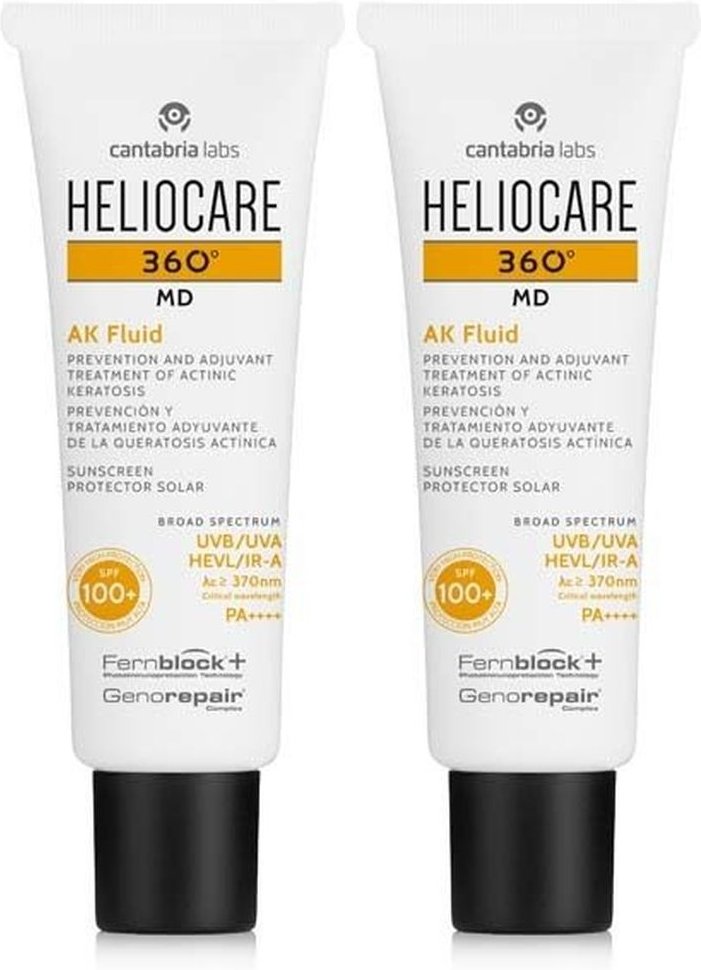 Heliocare 360° AK Fluid SPF 100+ 2x 2x50 ml Gel
