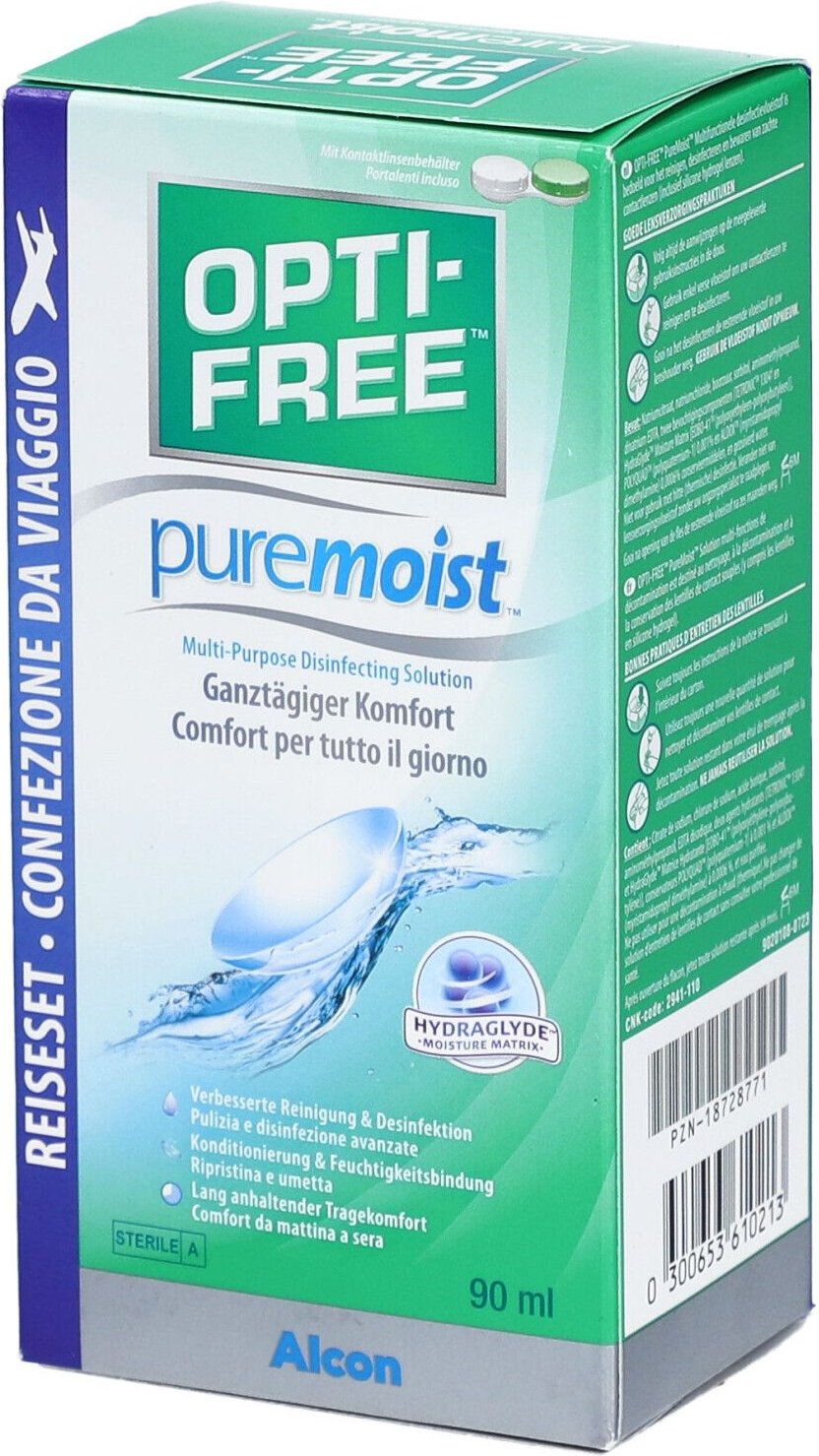 Opti-Free PureMoist (90ml Kombilösung + Behälter) Kombilösung, Pflegemittel