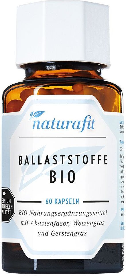 Naturafit Ballaststoffe Bio 60 St Kapseln