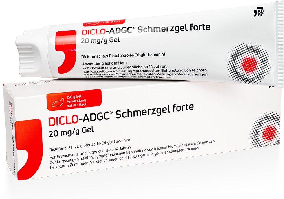 Thumbnail - Diclo-Adgc Schmerzgel forte 20 mg/g 150 g Gel