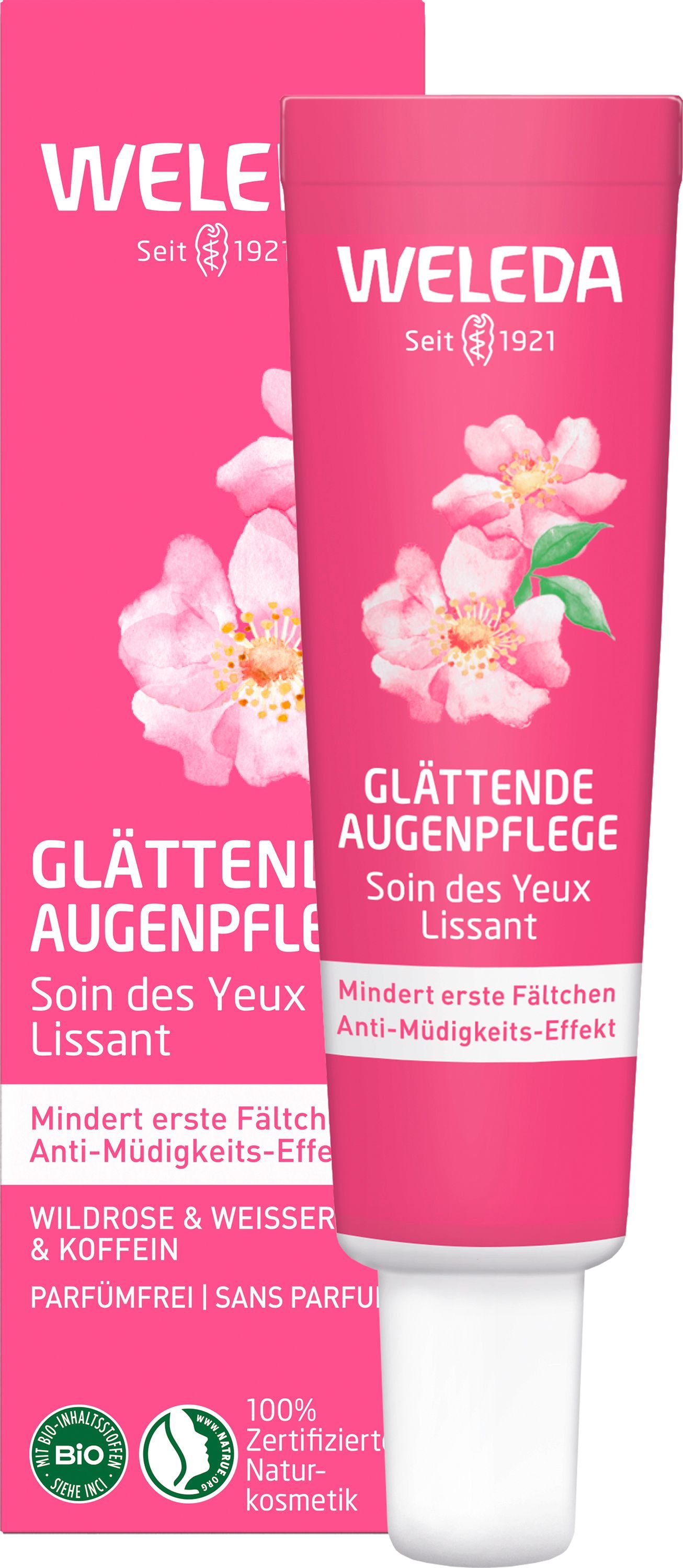 Weleda glättende Augenpflege Wildrose & weißer Tee