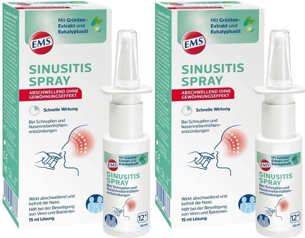 Emser Sinusitis Spray mit Eukalyptusöl 2x 2x15 ml