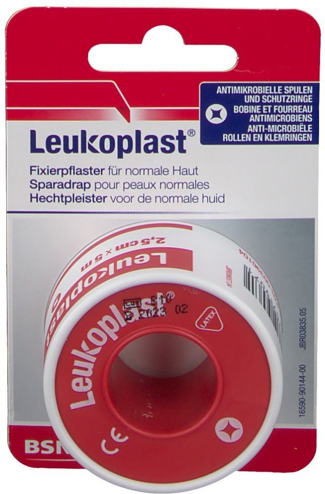 Leukoplast 2,5 cmx5 m Blisterkarte 1 St Pflaster