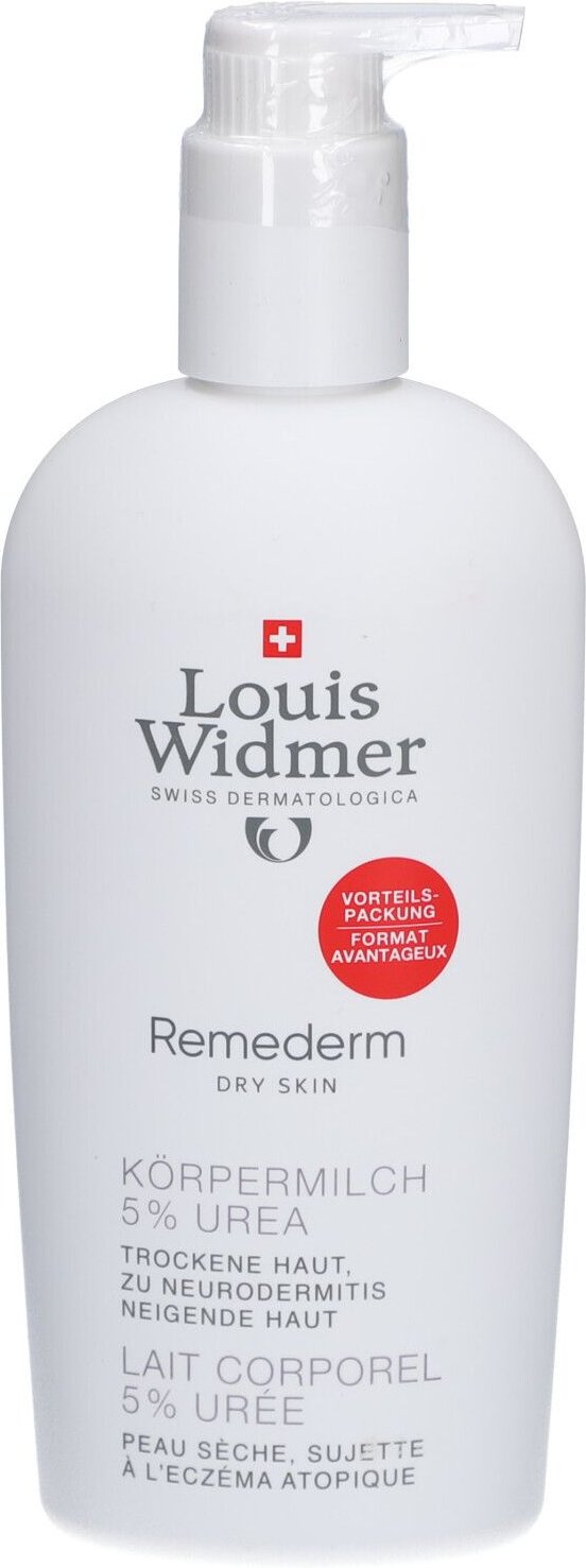 Widmer Remederm Körpermilch 5% Urea Vorteil l.P. 400 ml Milch