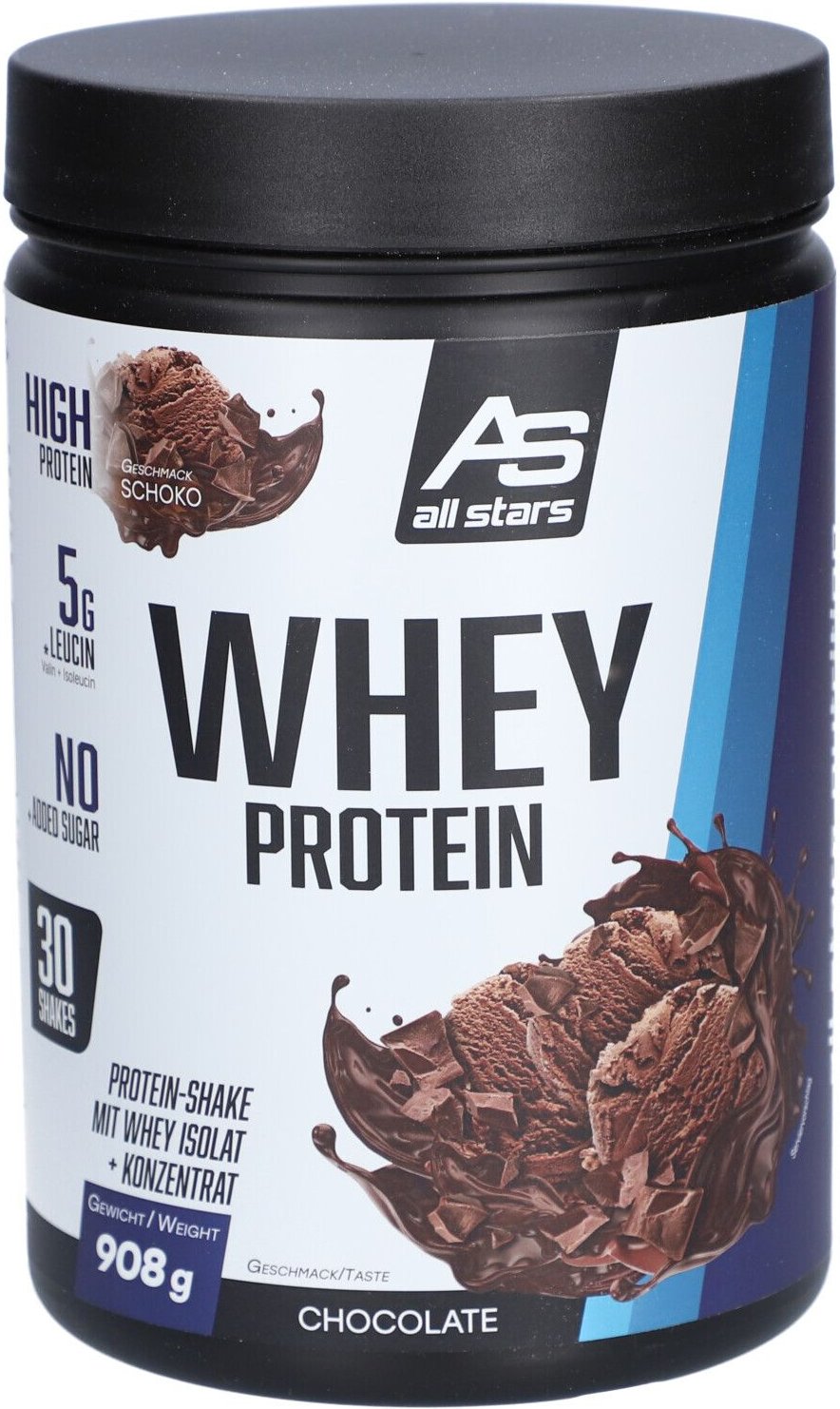 Whey Protein, Chocolate, 908g 908 g Pulver