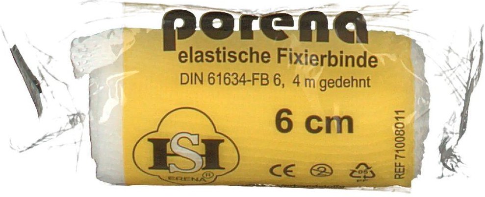 Porena elastische Mullbinde binde 6cm Cello weiß