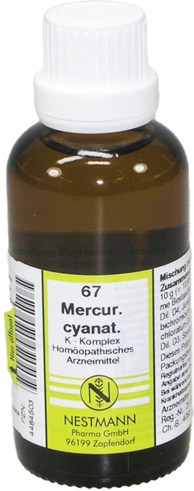 Mercurius cyanatus K Komplex Nr. 67 Dilution