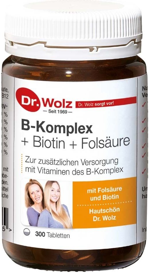 B-KOMPLEX+Biotin+Folsäure Tabletten 300 St