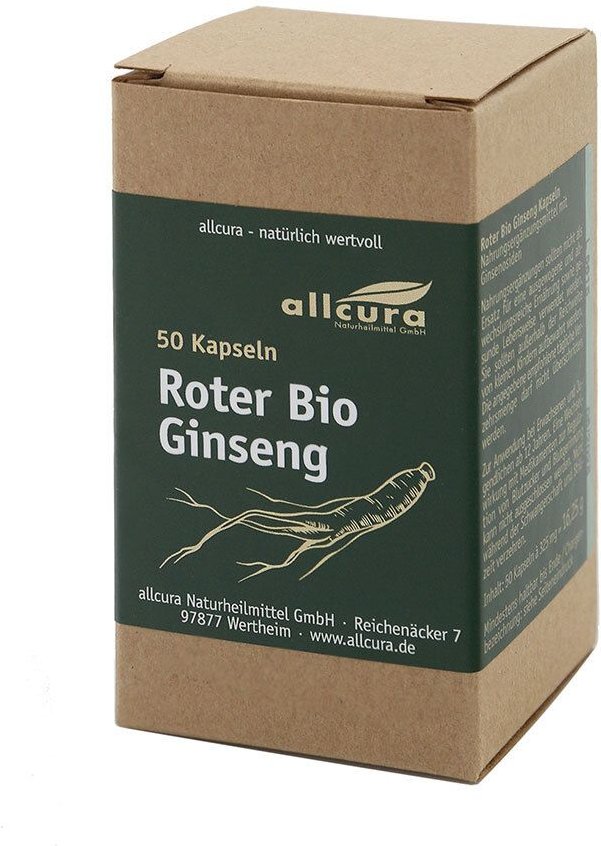 Roter BIO Ginseng Kapseln 50 St