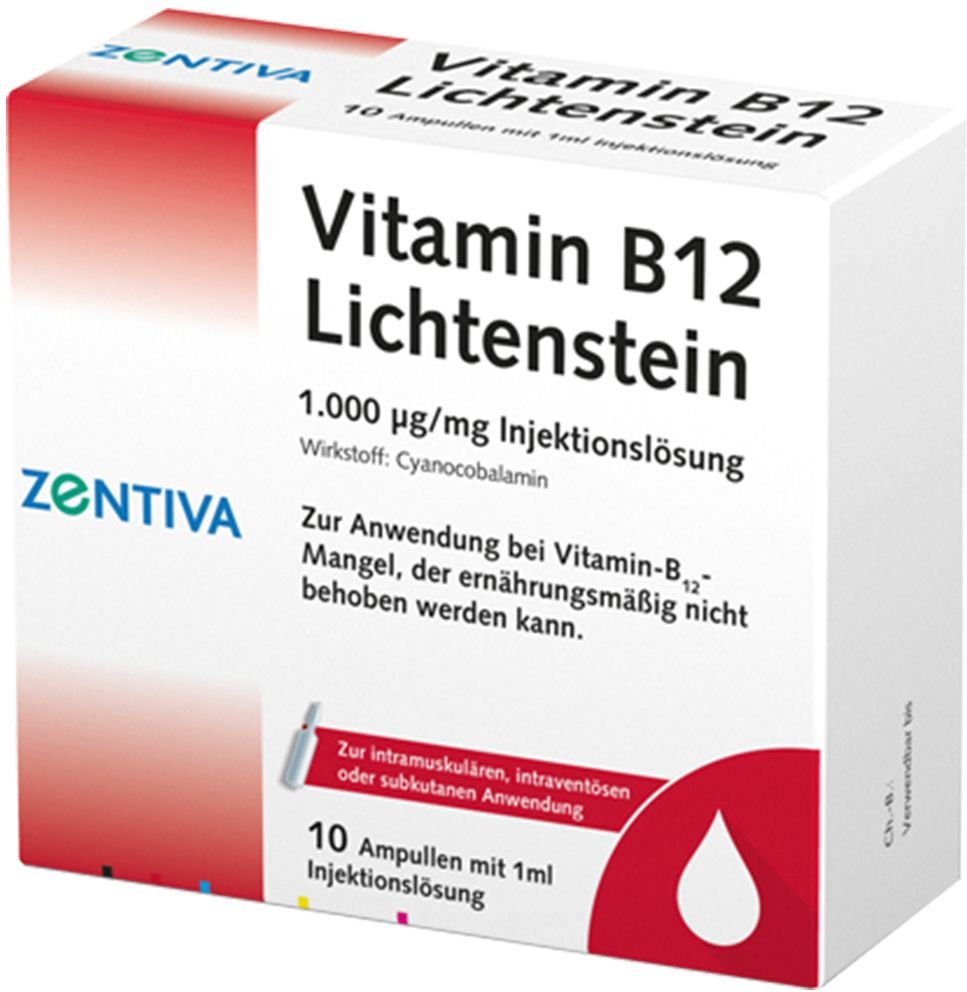 Vitamin B12 1.000 µg Lichtenstein Ampullen 10x1 ml