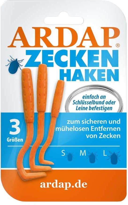 Ardap Zeckenhaken 3 Größen S/M/L 1 St