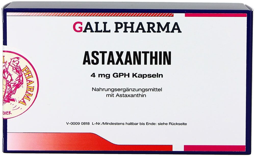 Astaxanthin 4 mg GPH Kapseln 30 St