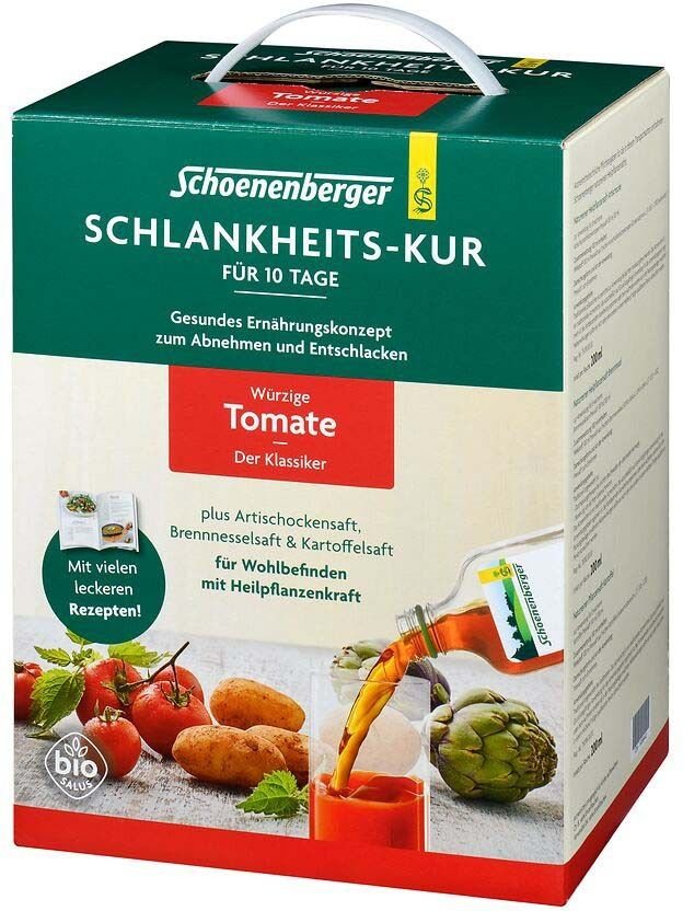 Schlankheitskur würzige Tomate Bio Schoenenberger 1 St Saft