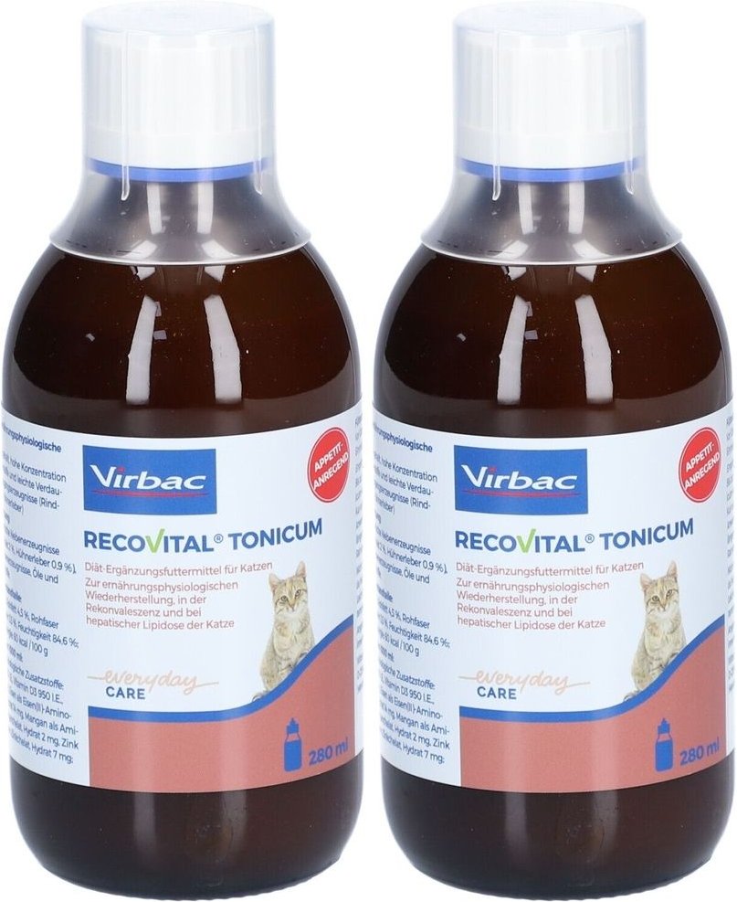 Recovital Toncium FÜR Katzen Doppelpack 2x280 ml Tonikum