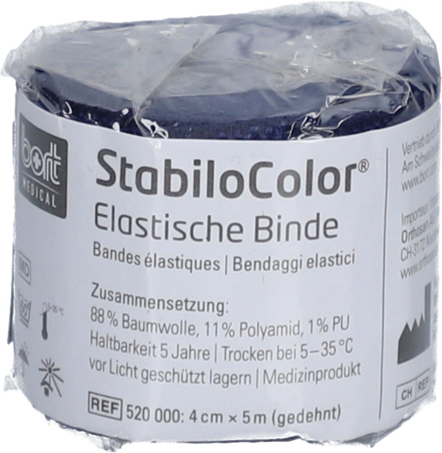 Bort StabiloColor Binde 4 cm blau 1 St Binden