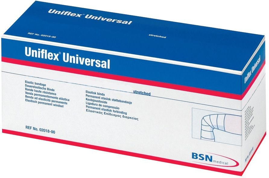 Uniflex Universal Binden 8 cmx5 m Zellglas weiß 10 St