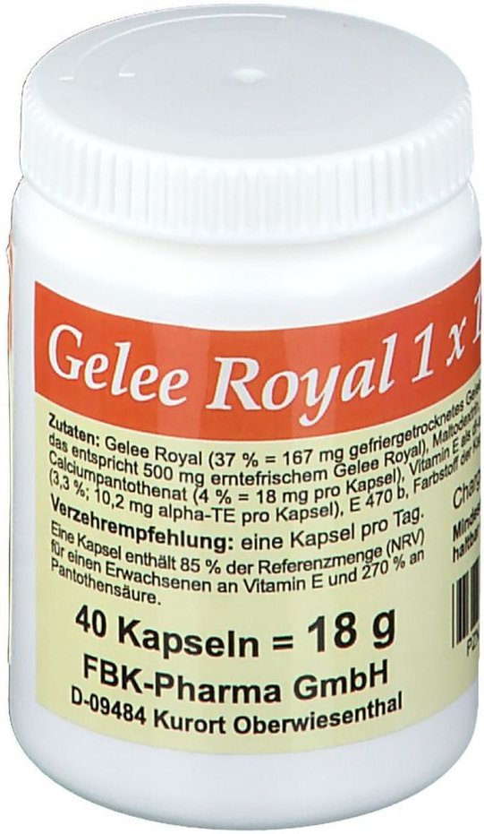 Gelee Royal 1x1 pro Tag Kapseln 40 St