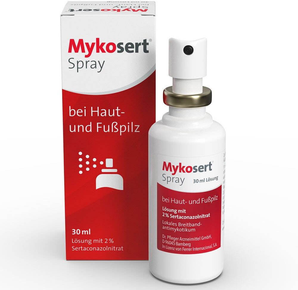 Mykosert Spray bei Haut- und Fußpilz 30 ml Lösung