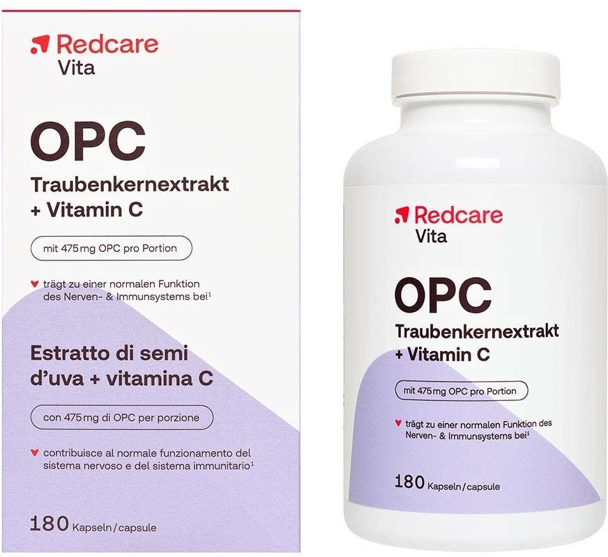 Redcare OPC + Vitamin C 180 St Kapseln