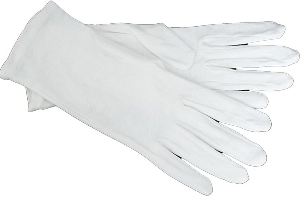 Baumwollhandschuhe Größe XL rohweiß 1 Paar