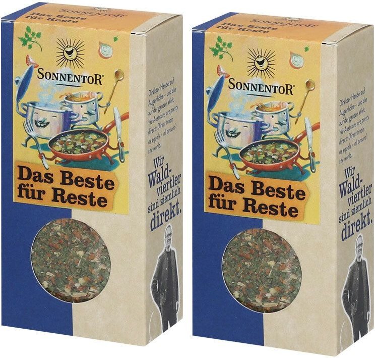 2x Sonnentor Beste Fuer Reste 2x50 g Gewürze
