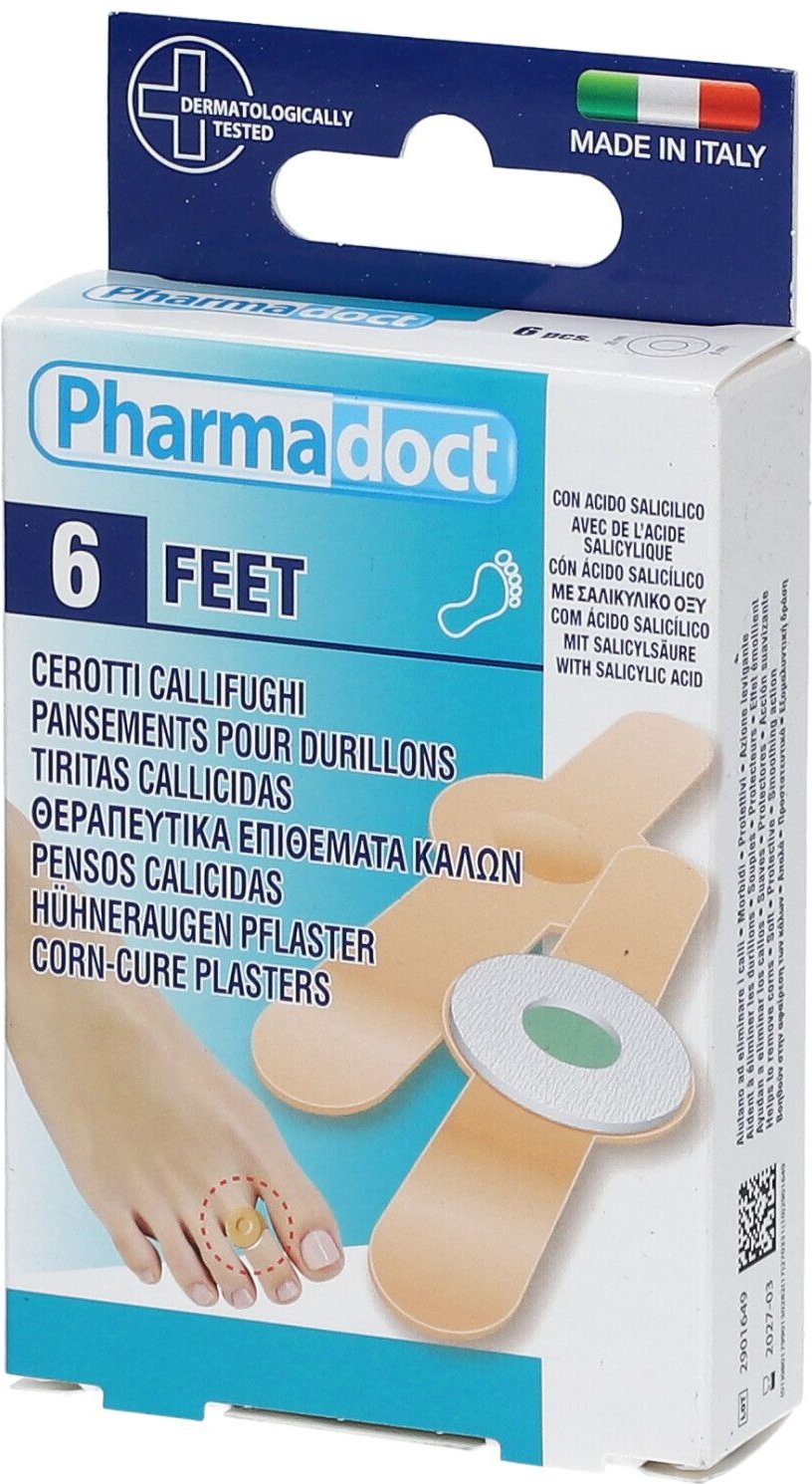 Hühneraugenpflaster m.Salicylsäure 6 St Pflaster