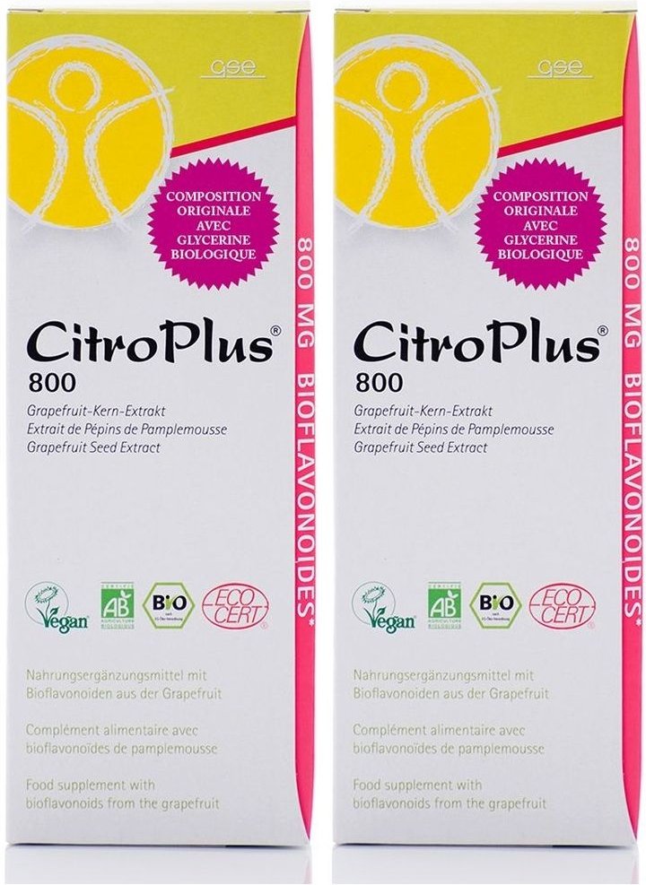 GSE CitroPlus 800 Bio Grapefruit Kern Extr.Liquid. 2x 2x100 ml Liquidum