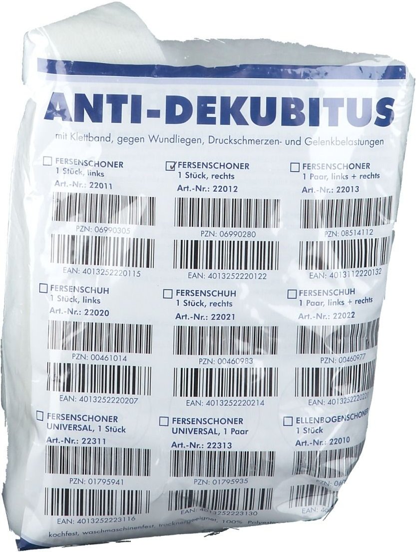 Fersenschoner rechts 1 St Einlagen