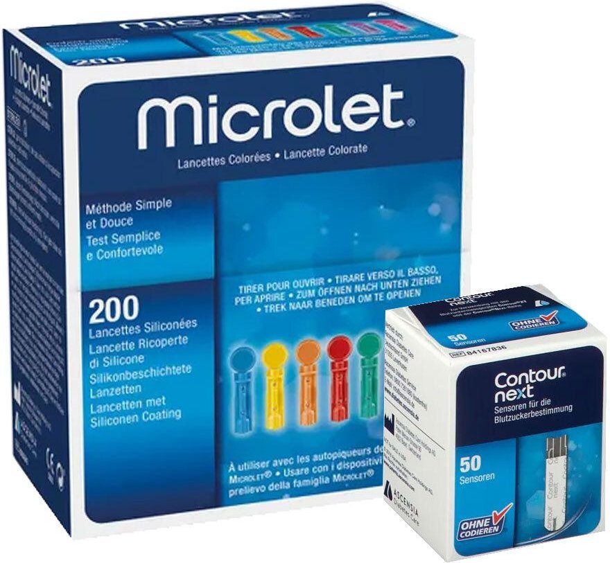 Thumbnail - Contour Next Sensoren + Microlet Lanzetten 1 St Kombipackung