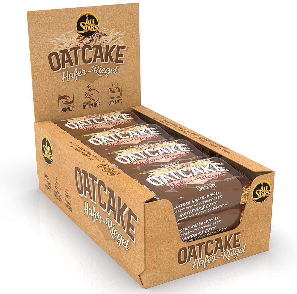 All Stars Oatcake Chocolate 12x80 g Riegel
