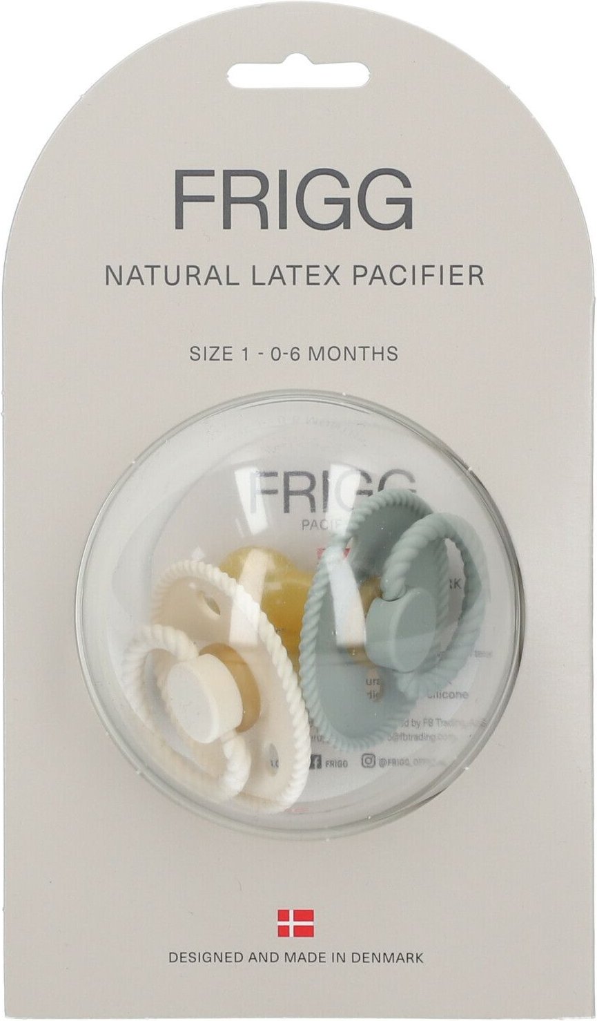 Thumbnail - Frigg Fopspeen Rope Cream - Saga 0-6 Maanden 2 St Schnuller