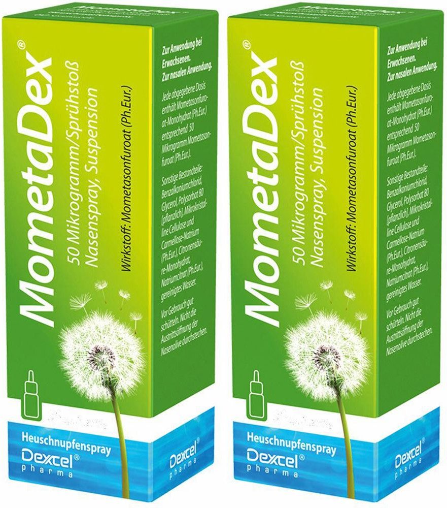 Mometadex 50Ug/Sprueh Nase Doppelpack 2x18 g Nasenspray